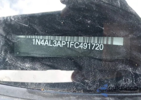 2015 Nissan Altima 2.5 S z USA, uszkodzony, nr VIN 1N4AL3AP1FC491720